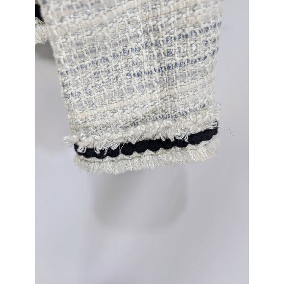 White House Black Market Metallic Tweed Jacket – Medium - Picture 7 of 9